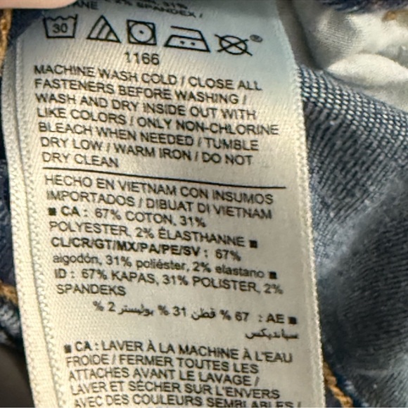 Indigo Blue Women's Maternity Denim Overall Shorts - Picture 8 of 9